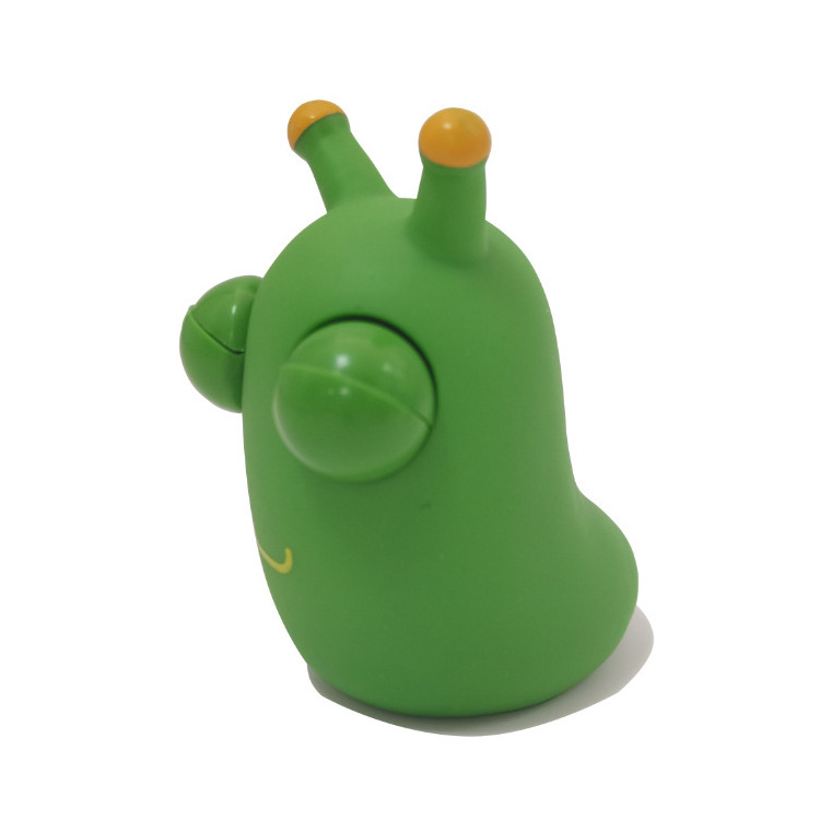 Factory Stress Fidget Toys Green Vegetable Bug Eye 5D Eye caterpillar Popping Worm Squeeze Toys Funny Grass Worm Pinch Toy