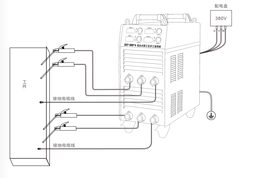 ZX7-500*4 Manual arc welding machine