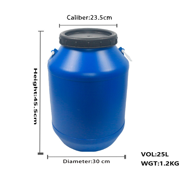 CH Factory direct supply 6.6 gallon spiral mouth plastic drum suitable for holding emulsion