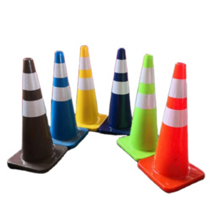 18" 28" 36"  good quality reflective plastic flexible orange cones wholesale PVC traffic safety cones road barriers