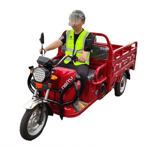 Customize Factory Supply 60V Dump Truck Tricycle Electric pedicab for sale cheap