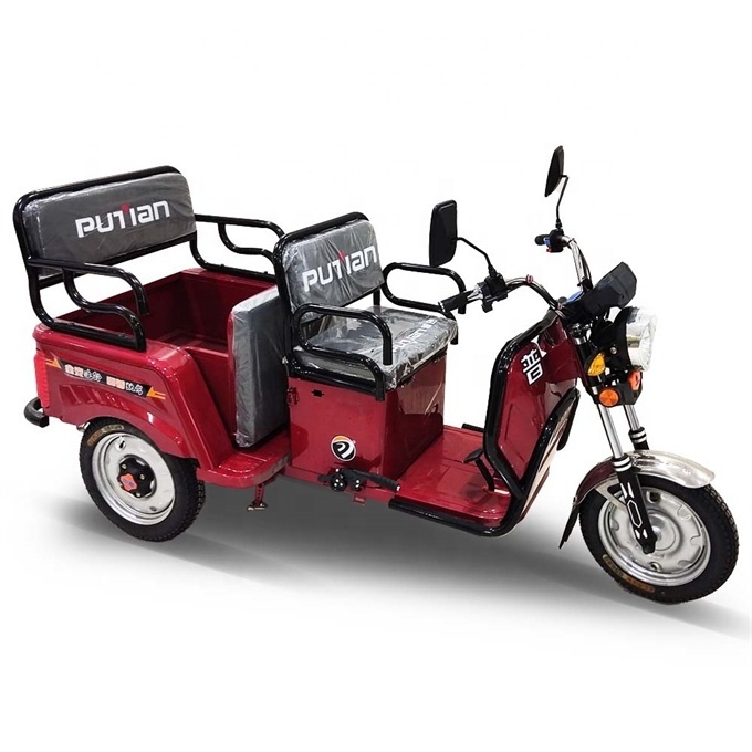 Putian Cheap Outdoor 30-50Km/H Tianjin Electric Tricycle Three Wheelers For Women Use