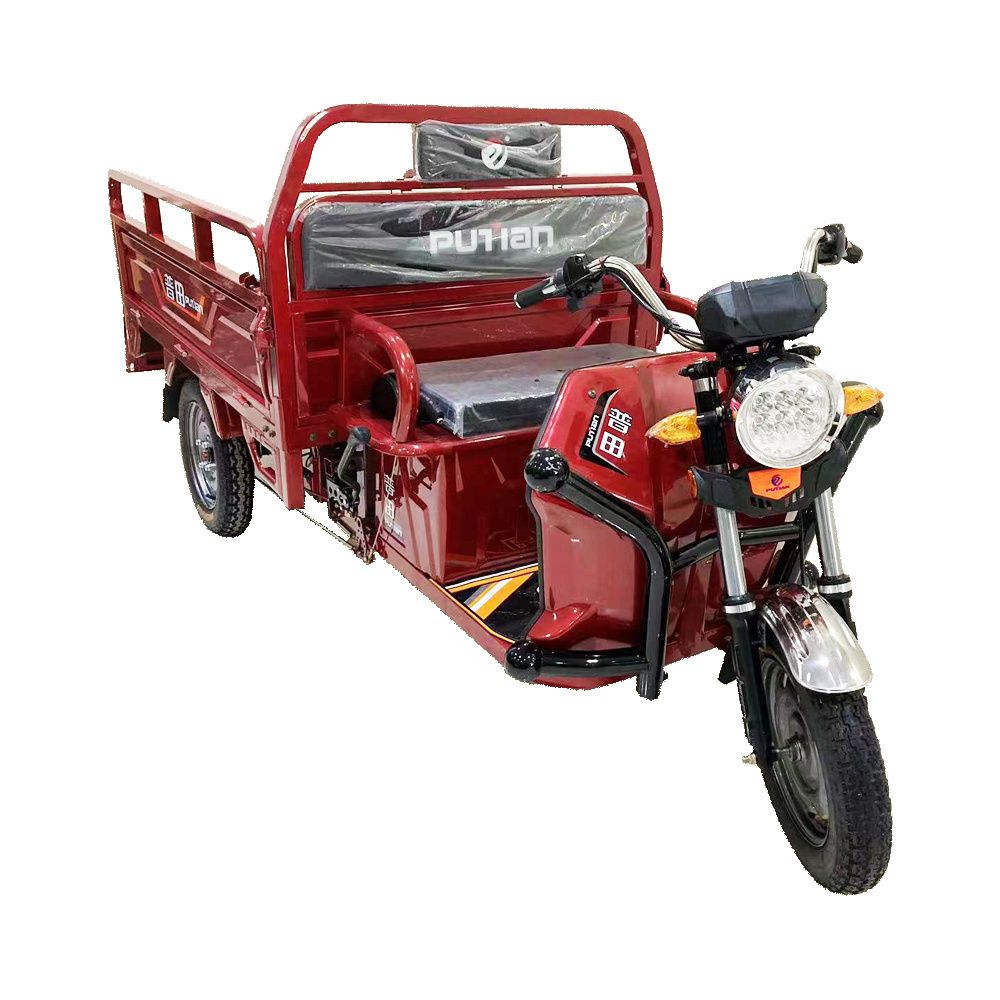 Original China Tricycle Body Blanc Complet Trade Europe 7 Speed Front Brake Disk Cargo Box For Trike Electric Motorcycle