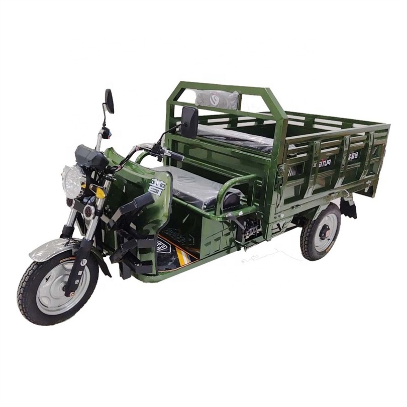   China Hot Selling Good Quality 60V LED LCD Cargo Electric Tricycle for Sale