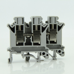 WUK10N 1000V 76A Rail Mount 10mm2 Cable Screw Type Terminal Block