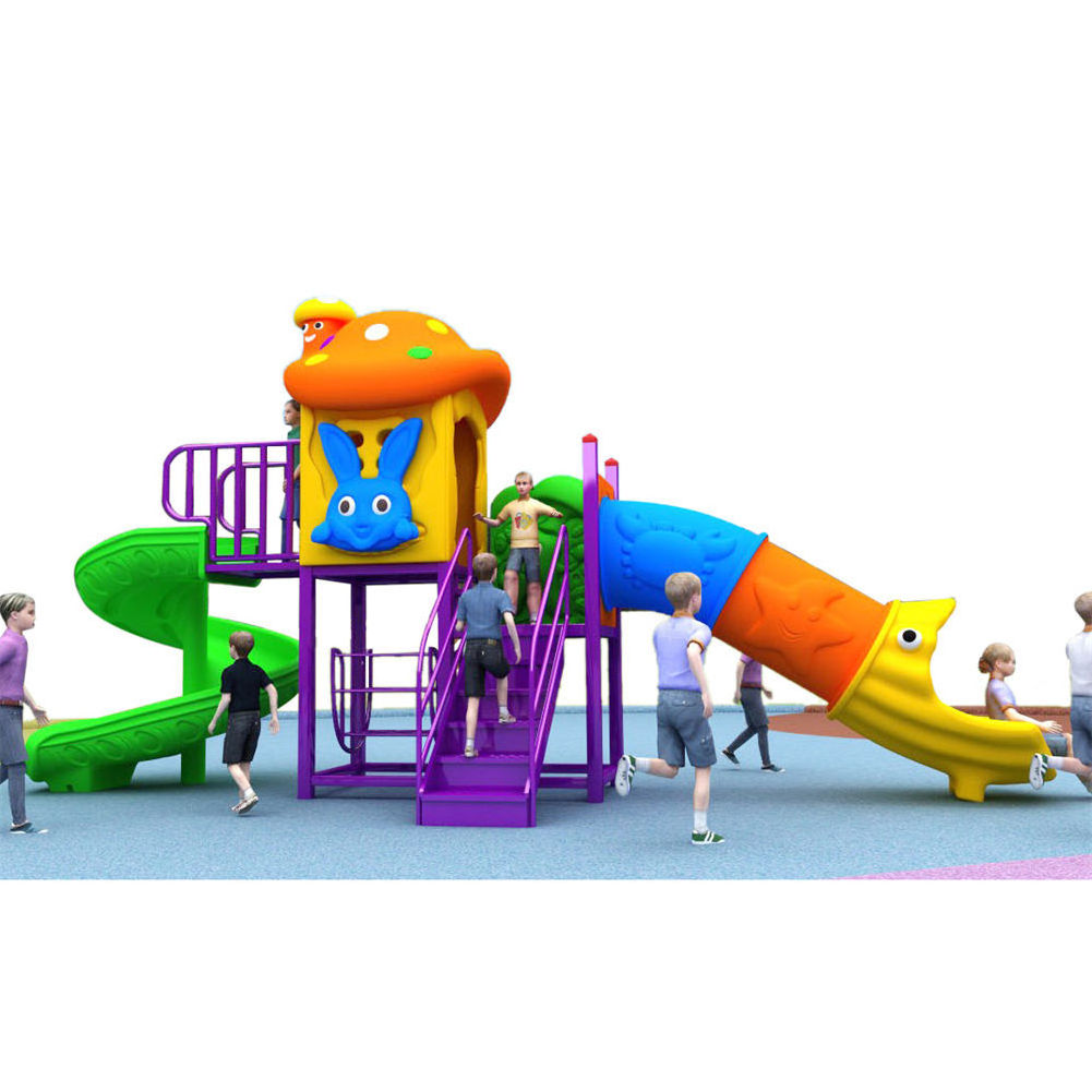 High Quality China Sand Backyard Play Game Plastic Swing Toy set Outdoor Children Kids Playground for Sale