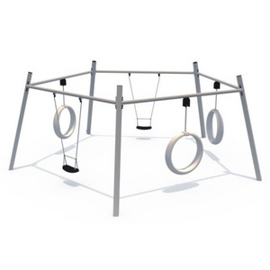 Children's Outdoor Large Amusement Facilities Park Fitness Equipment Outdoor Large Swing Set