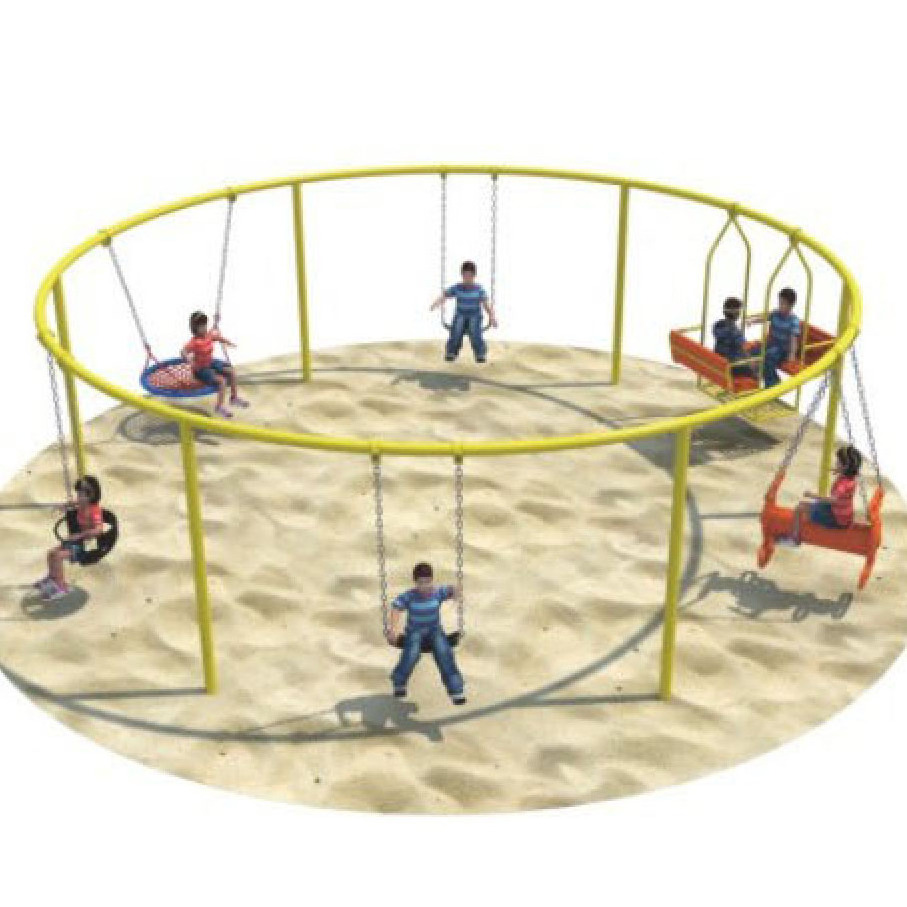 Children's Outdoor Large Amusement Facilities Park Fitness Equipment Outdoor Large Swing Set