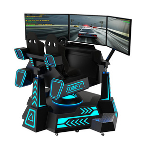 Crazy City 9D VR Car Game Machine Virtual Reality Simulation Rides Racing Driving Motion Race Seat Simulator Price