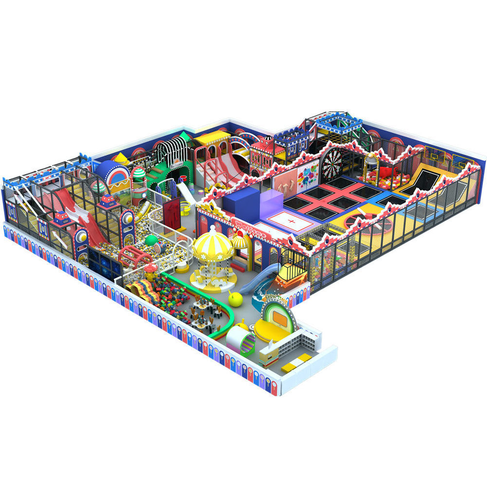 Colorful Children Kids Commercial Amusement Parks Playground Equipment Indoor Children Playground Games Zone