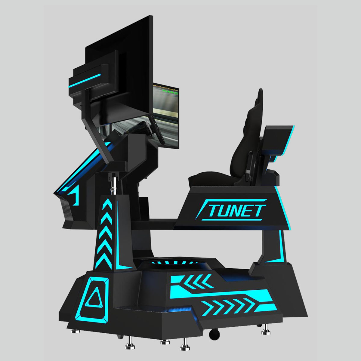 3 Screen 6 Dof 9D Earn Money F1 Racing Seat Simulator Arcade Racing Car Game Machine