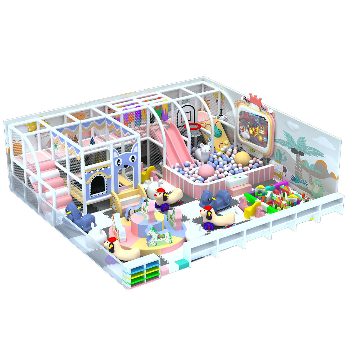 Good Quality Amusement Park Inside Soft Play Ground Games Indoor Playground Business For Sale