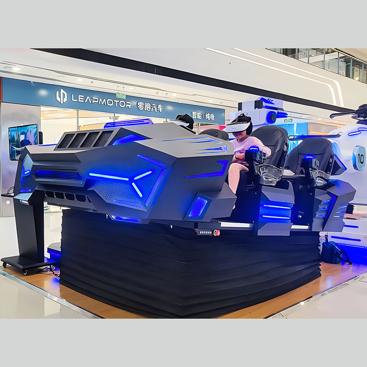 Earn Money Project Virtual Reality Simulation Rides 6 Seats 9D 360 VR Cinema Motion Chair Shooting Interactive Games For Sales