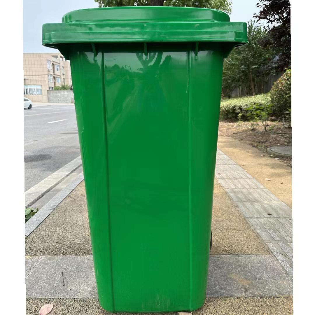 HDPE low cost dust bin waste bin outdoor cheap garbage bin rubbish can on wheels