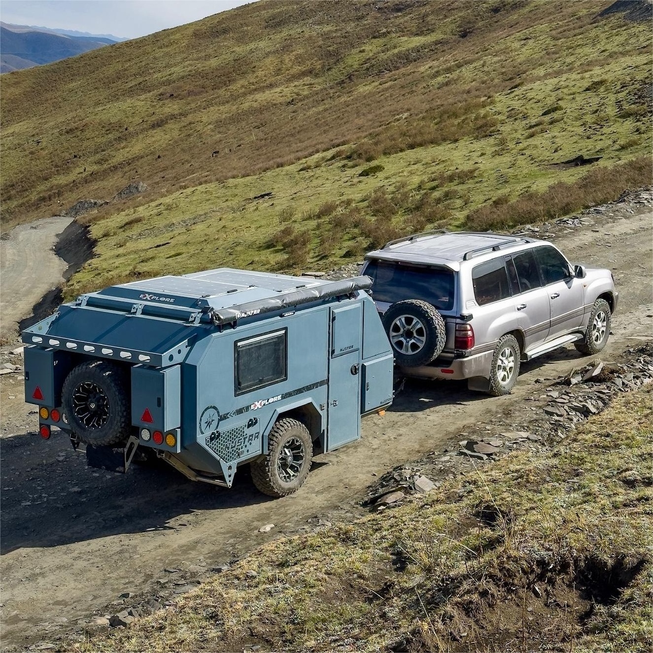 Njstar China Custom Professional 4x4 Off Road Pop Up Pickup Camper Trailer for Camping RV for Sale