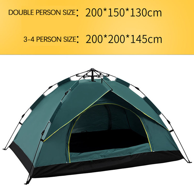 2020 Outdoor Waterproof Travel Tent 2 People Automatic Folding Camping Tent