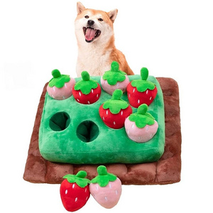 Dog Toys Plush Carrot Snuffle Mat Pet Vegetable Chew Toy Innovative Hide Food Pull Radish Improve Eating Habits Interactive Toys