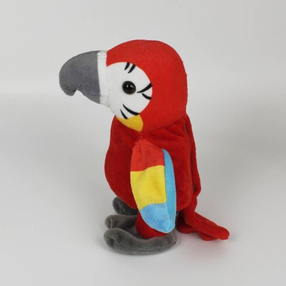 Animated talking back walking parrot plush toys plush electronic toy