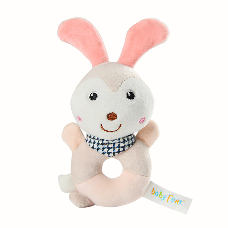 Customized Infants Cute Soft Cartoon Animal Children And Kids Toys Baby Soft Plush Toy Rattles