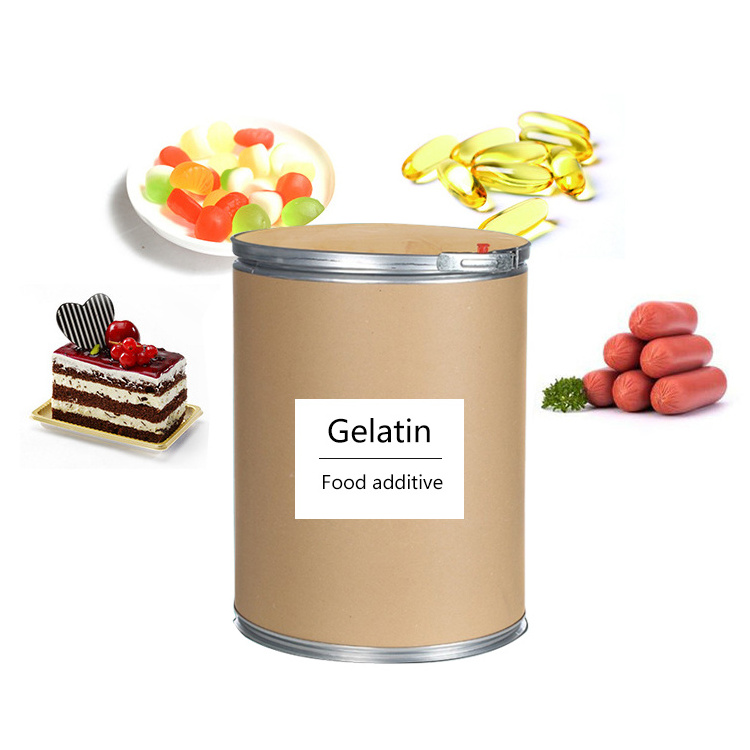 Free sample gelatin high quality 300 bloom edible gelatin price bulk food grade bovine halal powder gelatin