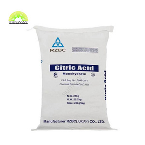 Factory price wholesale bulk food grade citric acid monohydrate price