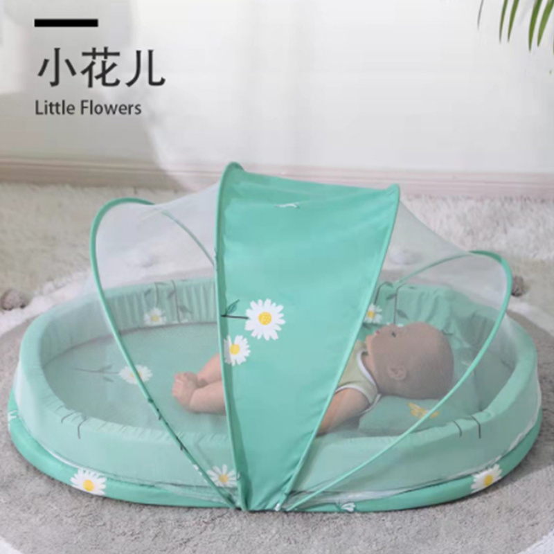 umbrella baby net with pillow cheap new style baby mosquito net hang with toys for children directly supplied by manufacturer