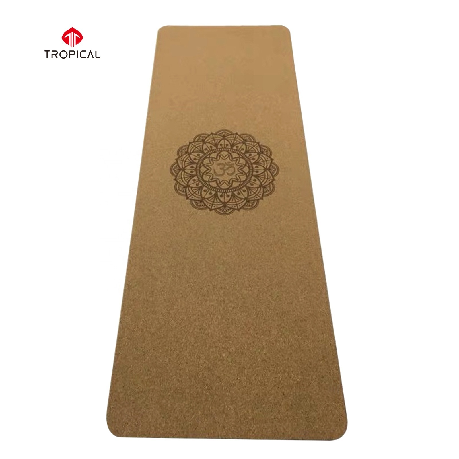 Tropical Tpe Pu round Anti-slip custom Eco Friendly Natural Rubber Cork Yoga Mat Portugal