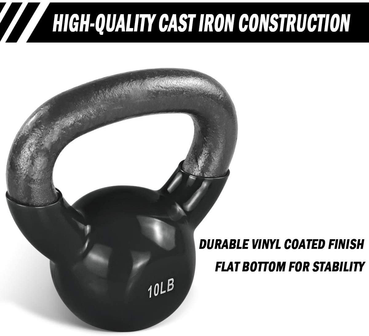 2021 Wholesale Vivanstar Fitness Equipment PVC ABS Cast Iron Fat Burning cement Kettle bell set