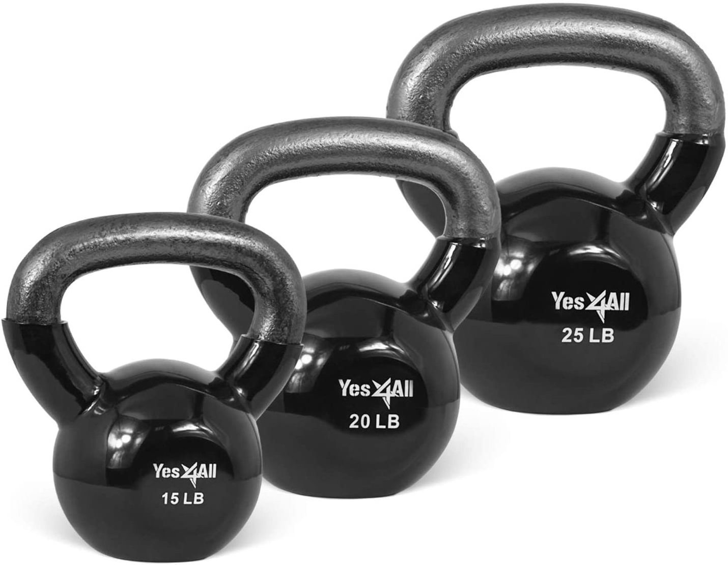 Competition Gym Fitness Home Equipment 5 Piece Set 25 Pund Weighted Colorful Dumb Triangle Kettlebell For Women