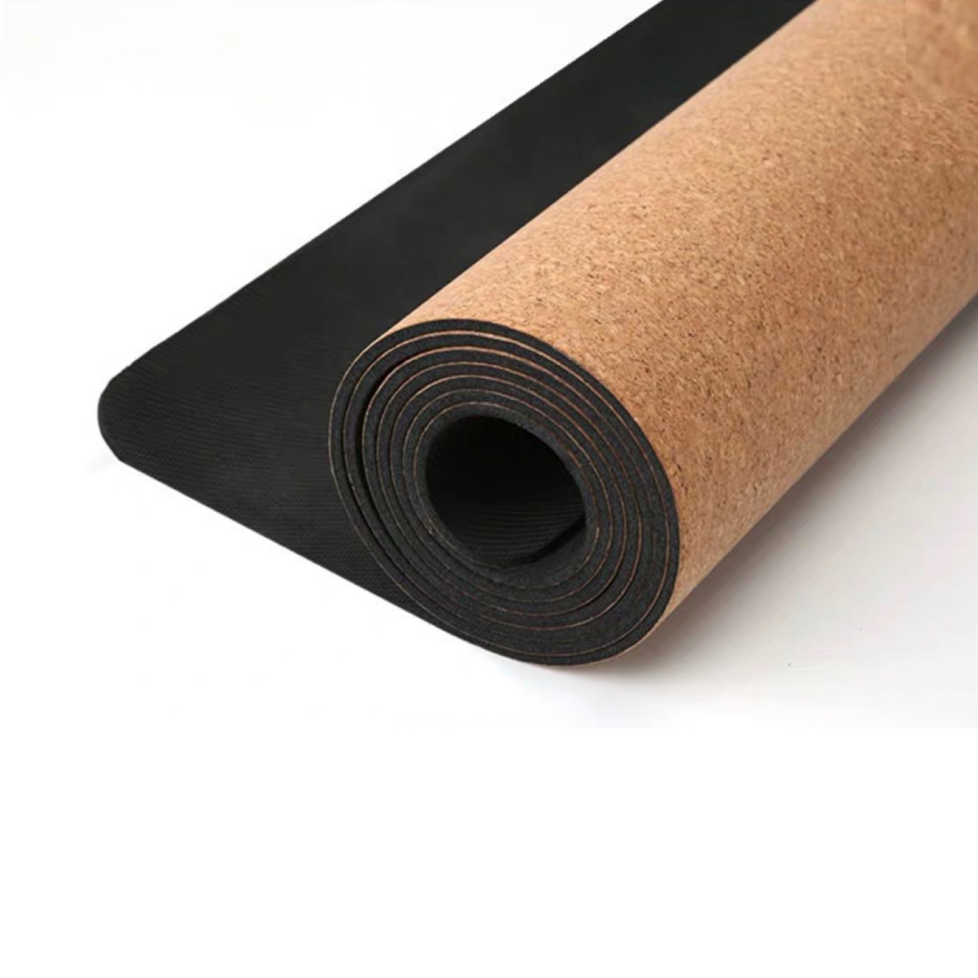 Tropical Tpe Pu round Anti-slip custom Eco Friendly Natural Rubber Cork Yoga Mat Portugal