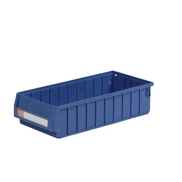 Hot sale warehouse plastic storage bins with dividers