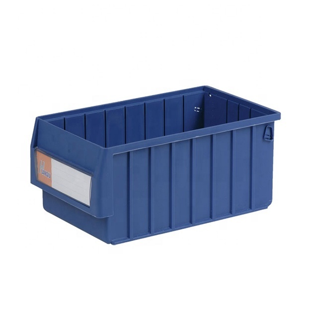 Warehouse and Garage Industrial Plastic Shelf Spare Parts Storage Boxes Bins