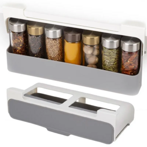 2023 Hot Sale Kitchen Cabinet Space Saving Pull Out Drawer Storage Holder Under-shelf Spice Organizer