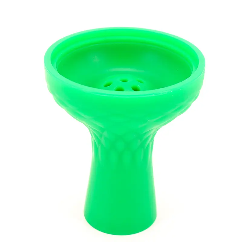 Hot Selling Classic Style Silica Gel Hookah Accessories Six Hole Hookah Head Shisha Silicone Hookah Bowl