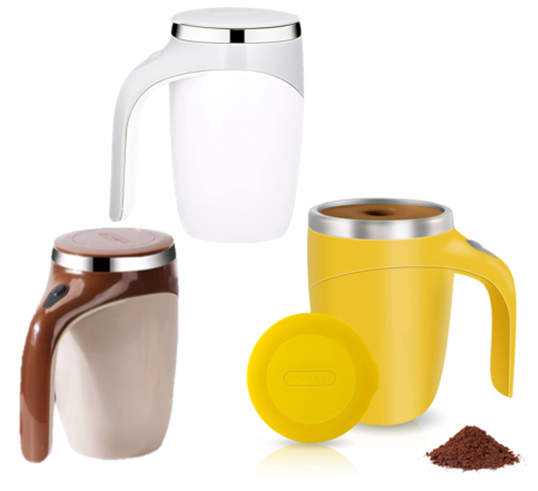 Smart Automatic Mix Cup  Electric Magnetic Stainless Steel Mixing Cup Self Stirring Mug Auto Mixing Coffee Cup