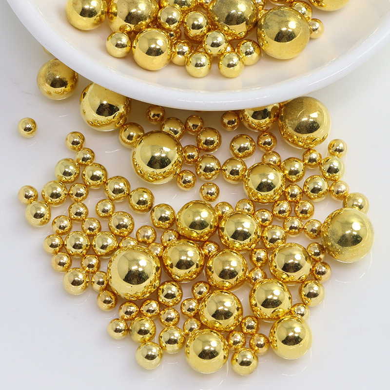 Jewelry Accessories 4mm 5mm 6mm 8mm 10mm Gold filled Beads Round Spacer Beads