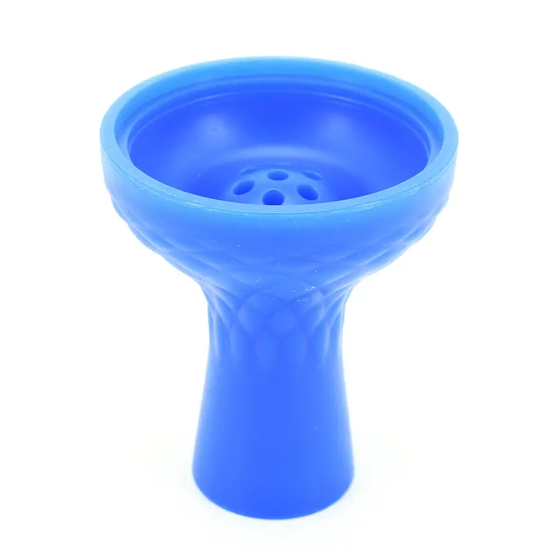 Hot Selling Classic Style Silica Gel Hookah Accessories Six Hole Hookah Head Shisha Silicone Hookah Bowl