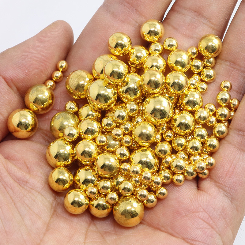 Jewelry Accessories 4mm 5mm 6mm 8mm 10mm Gold filled Beads Round Spacer Beads