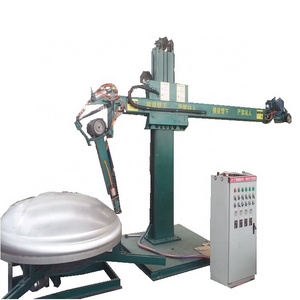 Grinding Machine Electrolytic Acrylic Edge Stainless Steel Tank Head Polishing Machine