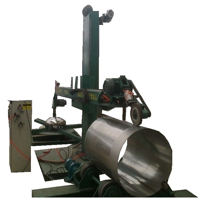 Grinding Machine Electrolytic Acrylic Edge Stainless Steel Tank Head Polishing Machine