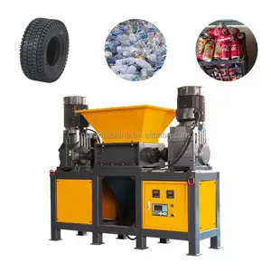 "Industrial shredder 600 model Cardboard /Waste Wood Pallet Best Sale Double Shaft Shredder Machine "