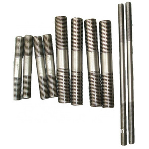 Custom high tensile duplex stainless steel 2205 2507 m10 to m8 hex stud bolts and double ended studs