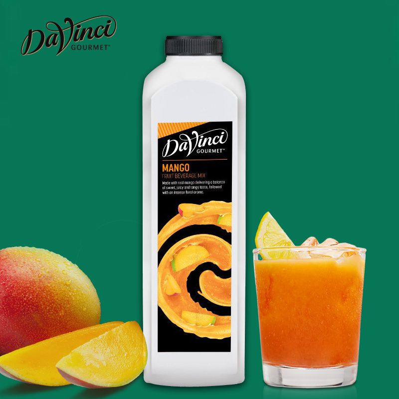 Mango jam tea drink milk tea ingredients concentrated juice jam Da Vinci jam