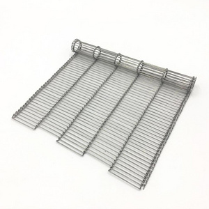 Corrosion and high temperature resistance 304 Stainless steel wire mesh ladder chain conveyor belt