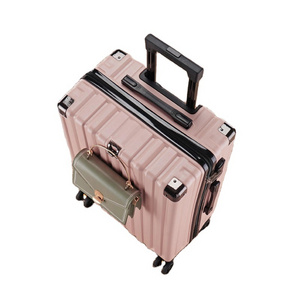 Low price metal multifunctional suitcase travelling bags luggage trolley set suitcase