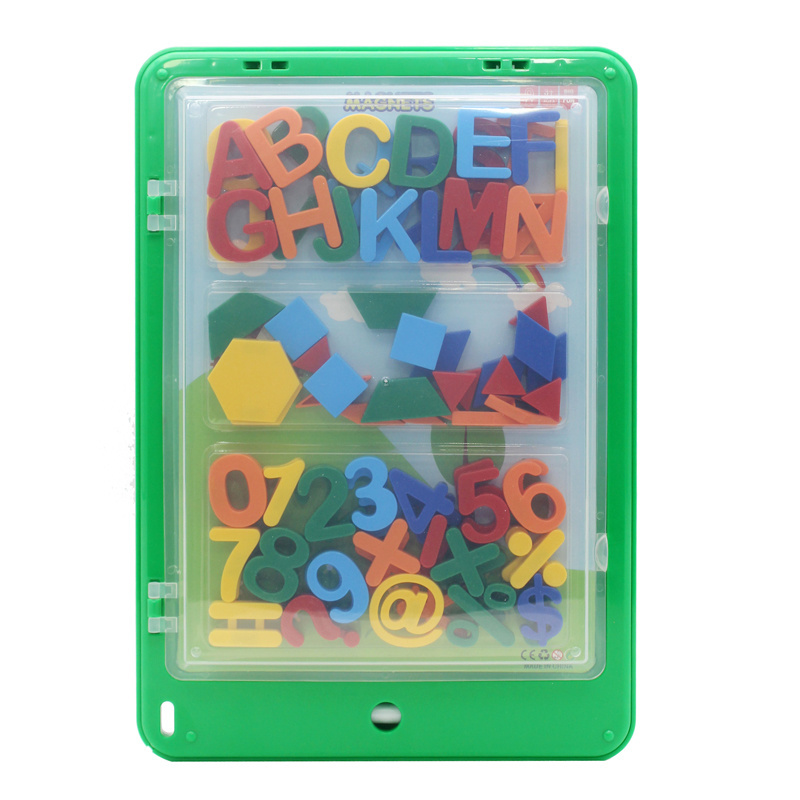 high quality cute kiddy fridge magnet whiteboard with letter puzzles