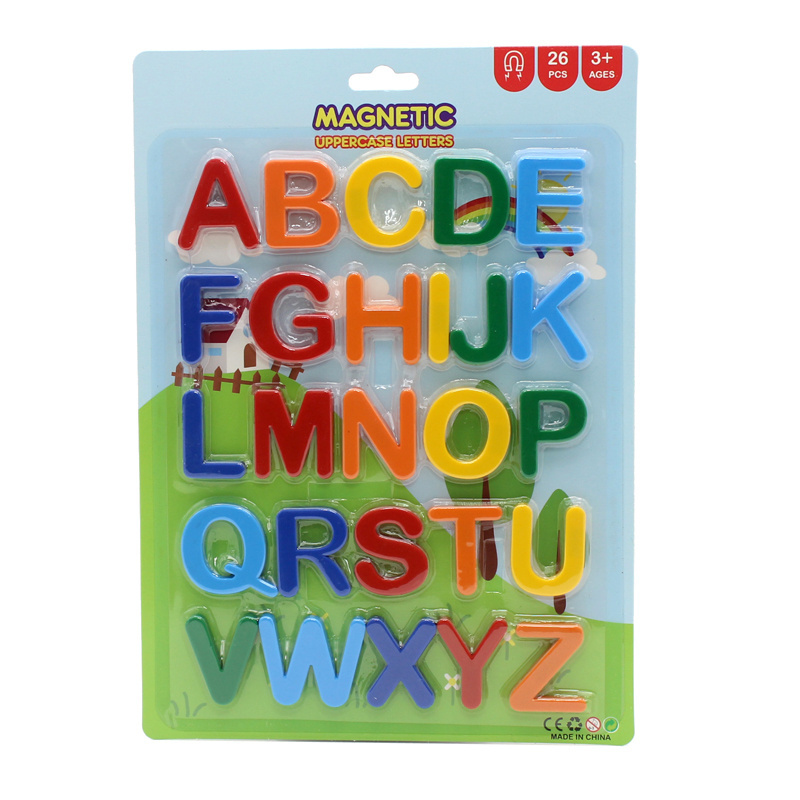 cute education plastic magnet sticker good quality magnetic sticker Classroom and Home Education Spelling Learning Set