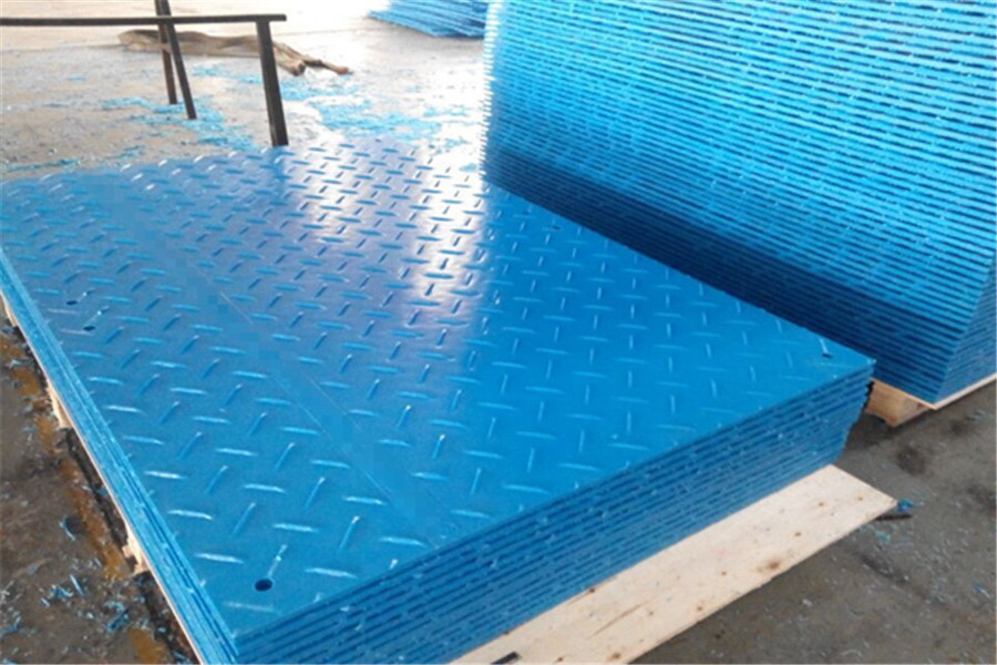 Factory High quality Wholesale Light Weight Plastic Sheet Linkable HDPE Rig Mat Oilfield Temporary Road Ground Protection Mats