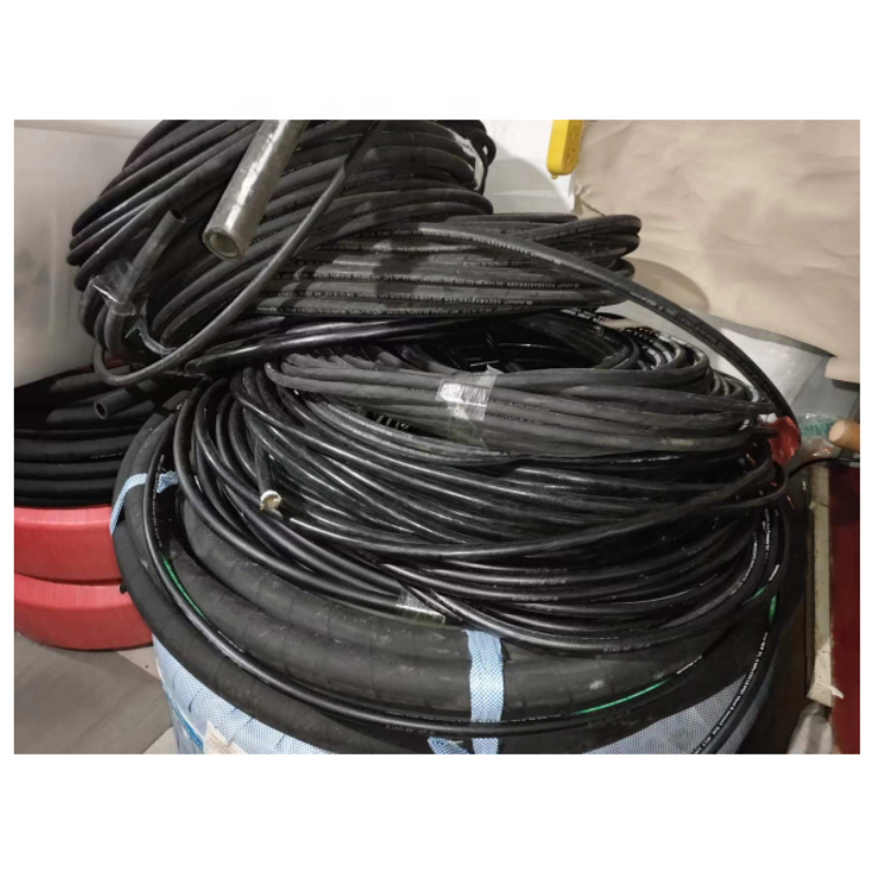 High Quality 19mm Thickened Two-Layer Steel Wire Black Industrial Hydraulic Hose Multi-Purpose Rubber Hose