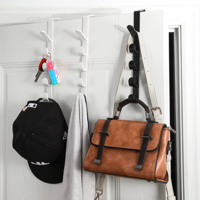 Wholesale Back Door Hanger Without Punching Storage Rack For Coats, Bags, Storage Racks, Cabinet Door Long Hooks